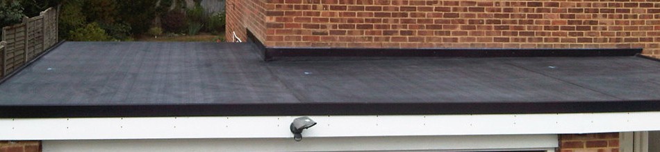 Black rubber roofing